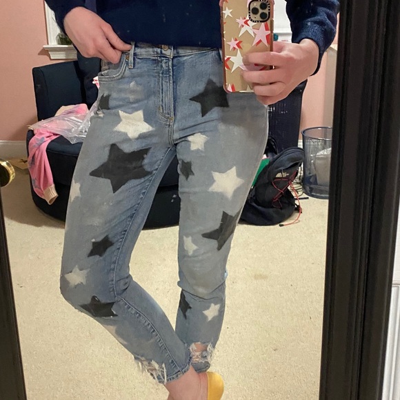 Agolde Star painted jeans - Picture 2 of 5